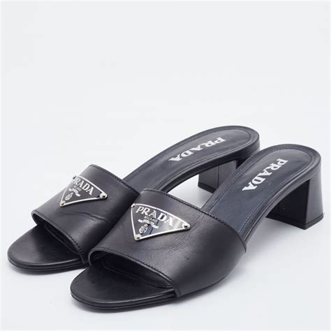 prada slides price|prada apron toe slides.